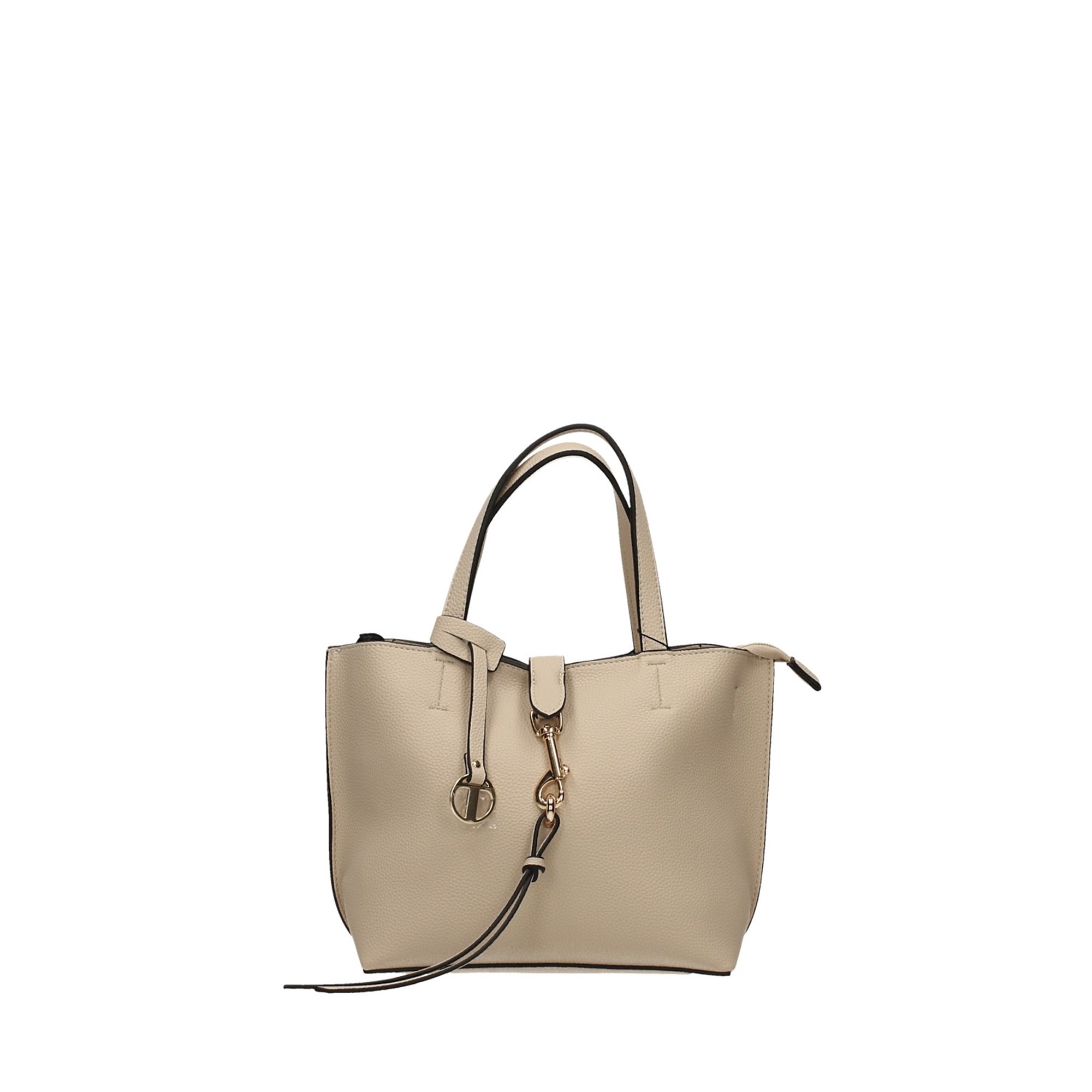 (image for) Classiche Shopper Bag beige con pendente - Click Image to Close