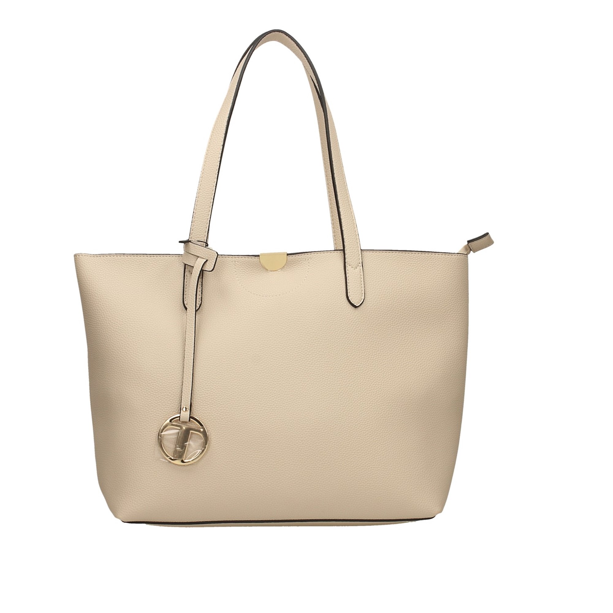 (image for) Tote Bag beige con pendente Prezzi Bassi - Click Image to Close
