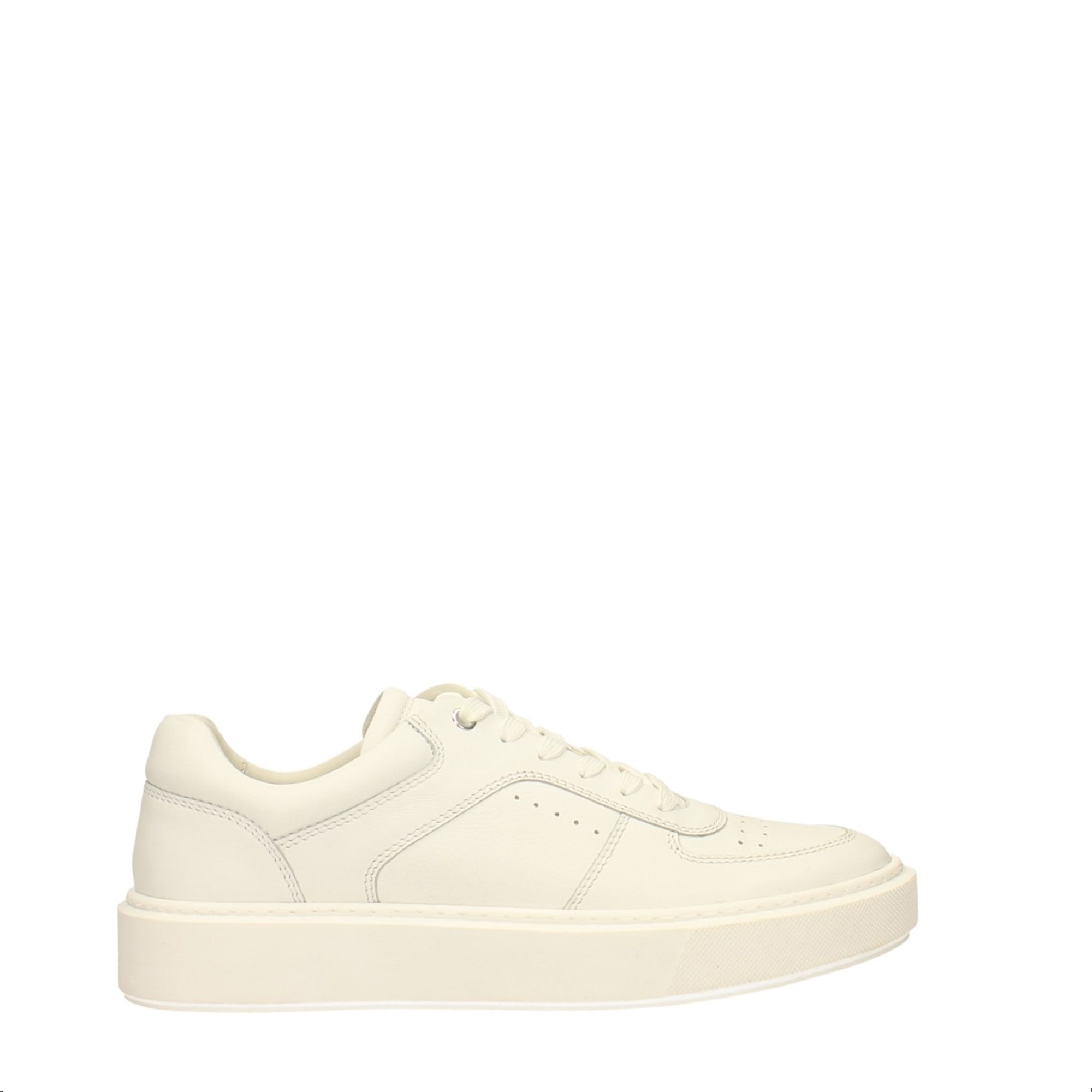 Sneakers bianche in vera pelle Outlet Sconti Online